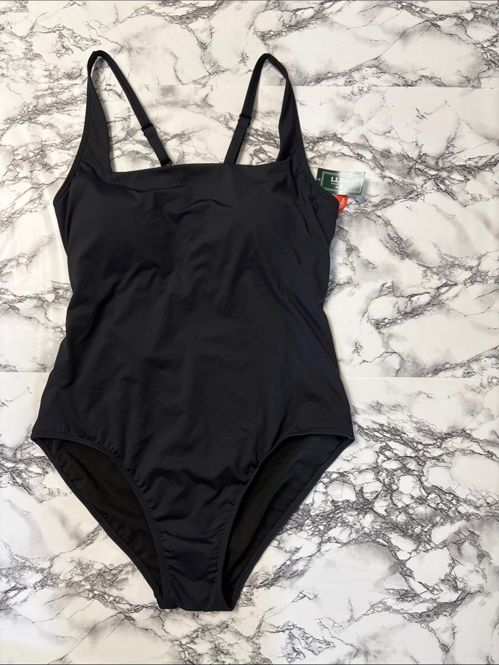 Women's L.L.Bean Coastal Essential Swimwear, Scoop Tanksuit